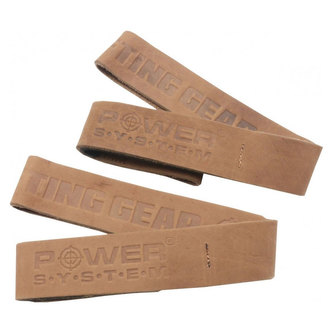 Power System - Posilovací kožené trhačky PS 3320