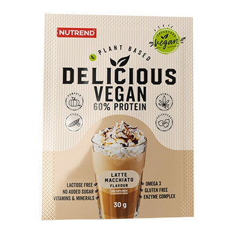 Nutrend - Delicious Vegan protein - Káva - 450 Gramů