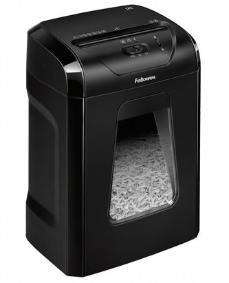 FELLOWES skartovač 12 C/ křížový řez 4x40mm/ objem koše 19 l/ stupeň utajení typ 2 - důvěrné/ černý FELLOWES skartovač 12 C/ křížový řez 4x40mm/ objem koše 19 l/ stupeň utajení typ 2 - důvěrné/ černý