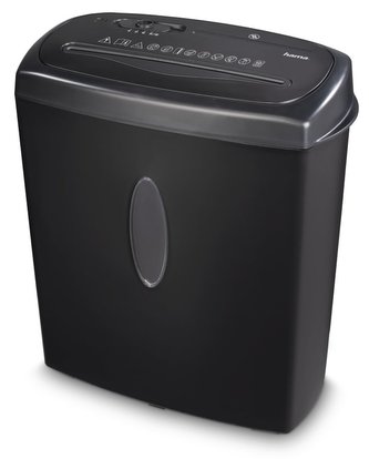 HAMA skartovačka Home X10CD/ formát A4/ křížový řez/ skartuje až 10 listů/ stupeň utajení P-4/ černá