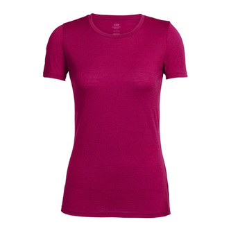 Dámské tričko Icebreaker, Wmns Tech Lite SS Crewe | I601 TULIP/SNOW/STRIPE | I102140 XS