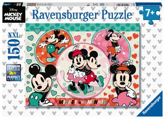 Disney: Zamilovaný pár Mickey a Minnie 150 dílků
