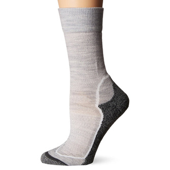 Dámské ponožky Icebreaker, Wmns Hike+ Lt Crew | IH40 BLIZZARD HTHR/WHITE/OIL | S