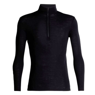 Mens 175 Everyday LS Half Zip, 104484 | Black | 001 | M