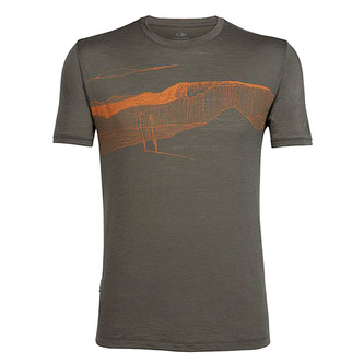 Mens Tech Lite SS Crewe Spanish Plunder, I301 CARGO/RED/IVY HTHR | XL