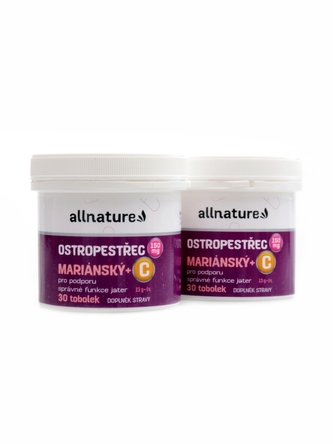 Allnature - Ostropestřec 2 x 30 tobolek