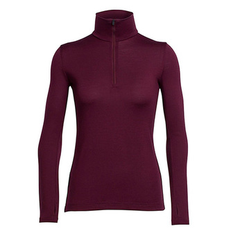 Wmns Tech Top LS Half Zip, I604 WILD ROSE/HARMONY | L