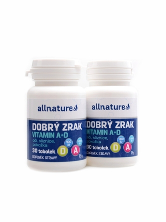 Allnature - Dobrý zrak 2 x 30 tobolek