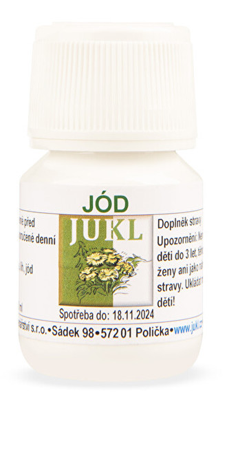 JUKL Bylinná tinktura Jód 30 ml