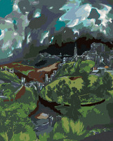 Malování podle čísel - POHLED NA TOLEDO (EL GRECO) - 40x50 cm, vypnuté plátno na rám