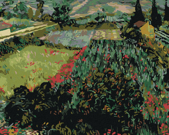 Malování podle čísel - POLE S MÁKY (VINCENT VAN GOGH) - 40x50 cm, vypnuté plátno na rám Malování podle čísel - POLE S MÁKY (VINCENT VAN GOGH) - 40x50 cm, vypnuté plátno na rám
