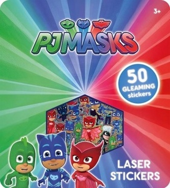PJ Masks - Super třpytivé samolepky