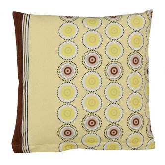 Povláček krepový - béžová kola - 40x40cm Povláček krepový - béžová kola - 40x40cm