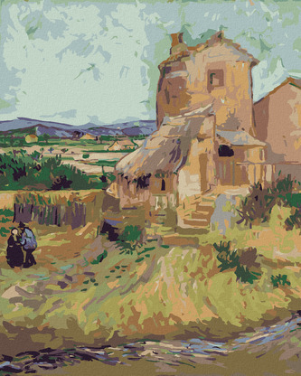 Malování podle čísel - STARÝ MLÝN (VINCENT VAN GOGH) - 40x50 cm, vypnuté plátno na rám Malování podle čísel - STARÝ MLÝN (VINCENT VAN GOGH) - 40x50 cm, vypnuté plátno na rám