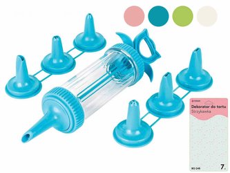 Zdobička pístová + 7 nástavců  TRAGAR Zdobička pístová + 7 nástavců  TRAGAR