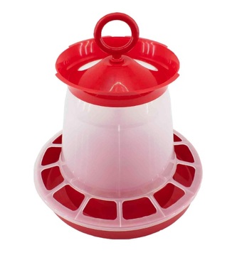 Krmítko kuřecí plast ¤25x27cm 3L se závěsem