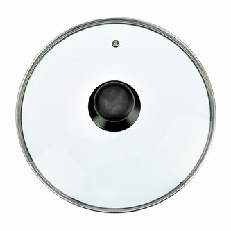 Poklice sklo ¤22cm s rámkem a výpustníkem