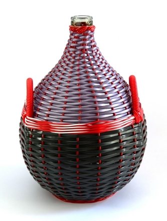 Demižon skleněný opletený 20L (balík max.2ks)