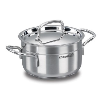 Kastrol Nerez ¤22x12cm 4L KORKMAZ ALFA indukce