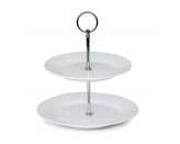 Podnos servírovací porcelán na cukroví 2 patra  SOFIA