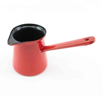 Džezva smalt 0,50L červená