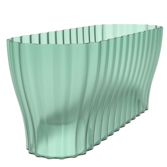 Truhlík  38cm  TRIOLA transparent sv.modrá