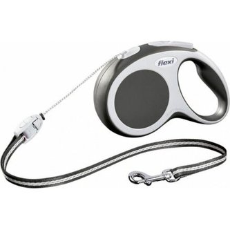 Flexi Vario S 8 m šňůra, max. 12 kg,  antracit - DOPRODEJ