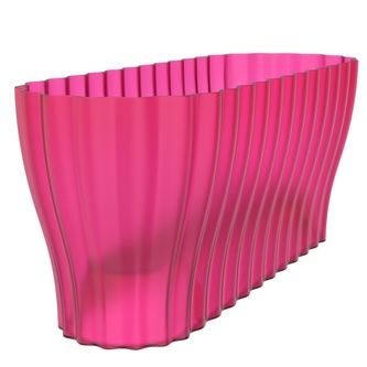 Truhlík  38cm  TRIOLA transparent fialová