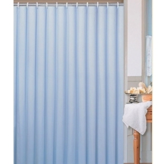 Závěs koupelnový 180x200cm PES světle modrý