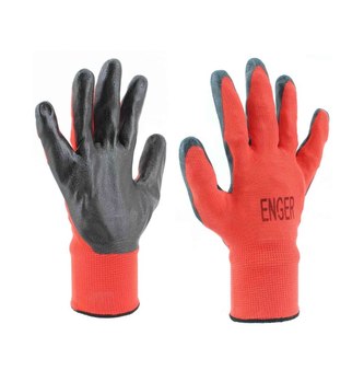 Rukavice pracovní nylon/nitril ENGER vel. L