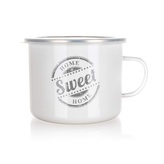 Hrnek smalt 500ml SWEET s plast víčkem  BANQUET