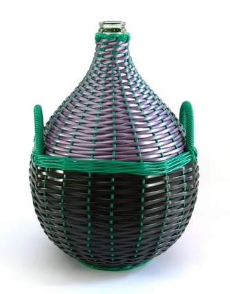 Demižon skleněný opletený 25L (balík max.2ks)