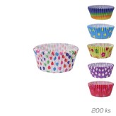 Košíčky papírové cukrářské barevné ¤2,5cm 200ks