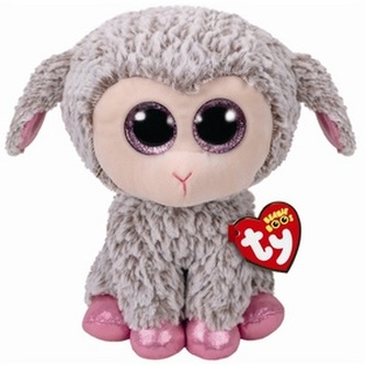 Beanie Boos DIXIE šedá ovečka