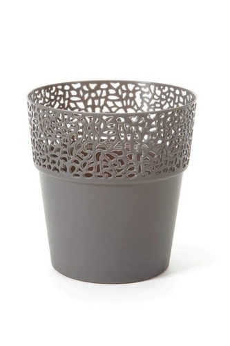 Obal květináče ROSA ¤14,5cm antracit