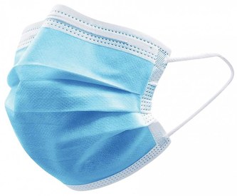 Rouška zdravotnická 3vrstvá jednorázová bal.50ks