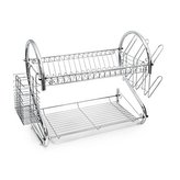 Odkapávač nádobí chrom s podnosem 55,8x24,7x39,2cm  MEYERHOFF