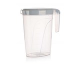 Džbán plastový 2L s víkem  CULINARIA šedý