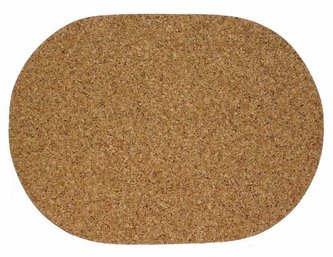Prostírání korkové ovál 19x29cm/7mm  CZ