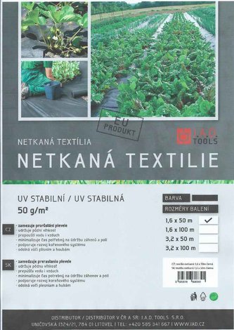 Netkaná textilie 3,2x 5m 17g/m2 bílá  JAD