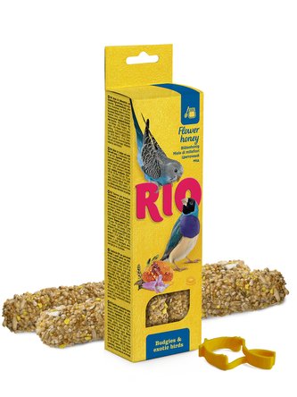 RIO tycinky pro andulky a drobne exoty s medem 2x40g