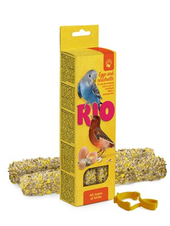 RIO tycinky pro andulky a drobne exoty s vejcem a ustricemi 2x40g