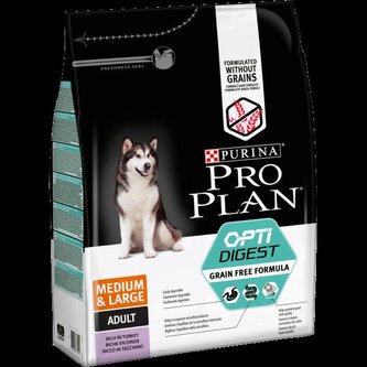 Pur.PP Dog MEDIUM & LARGE ADULT OPTIDIGEST Grain Free kruta 2,5kg