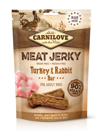 Carnilove Jerky kruti tycinka s kralikem 100 g