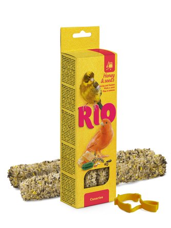 RIO tycinky pro kanarky s medem a seminky 2x40g