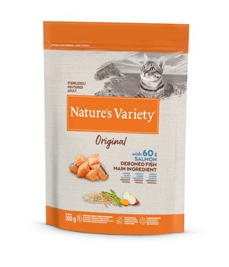 Nature´s variety orig. cat steril. s lososem 300g