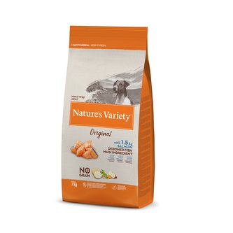 Nature´s variety orig. NG mini ad. dog s lososem 7kg