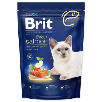 Brit Premium by Nature Cat Adult Salmon  800 g
