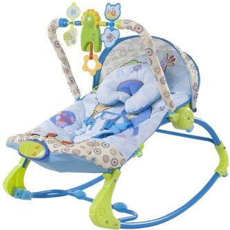 Dětské lehátko s vibracemi a hudebním centrem RK01, B04.010_království zvířátek