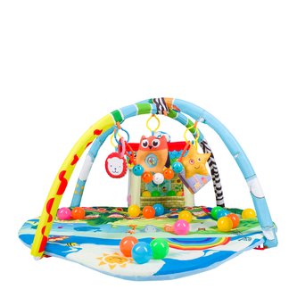 Hrací deka IMKE s balónky a domečkem